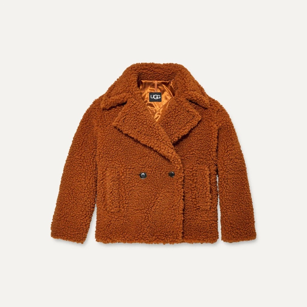 Gently Used Gertrude Short Teddy Coat